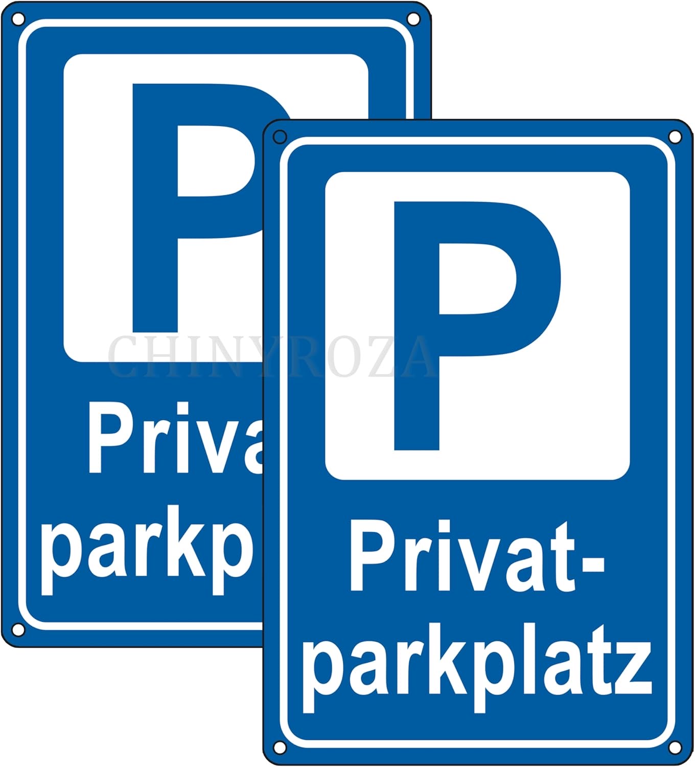 Privatparkplatz-Schild