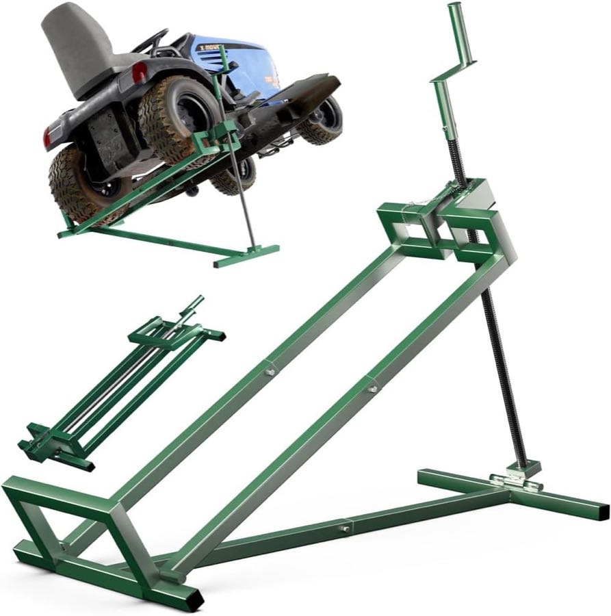 VOUNOT Rasenmäherheber 400 kg Grün