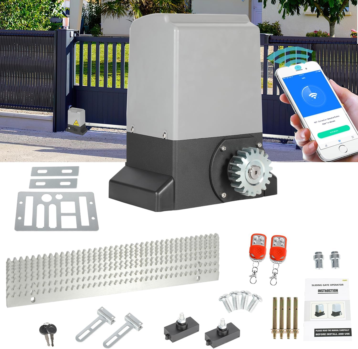 Jaxguom Jaxguom Schiebetorantrieb 1200 kg WLAN
