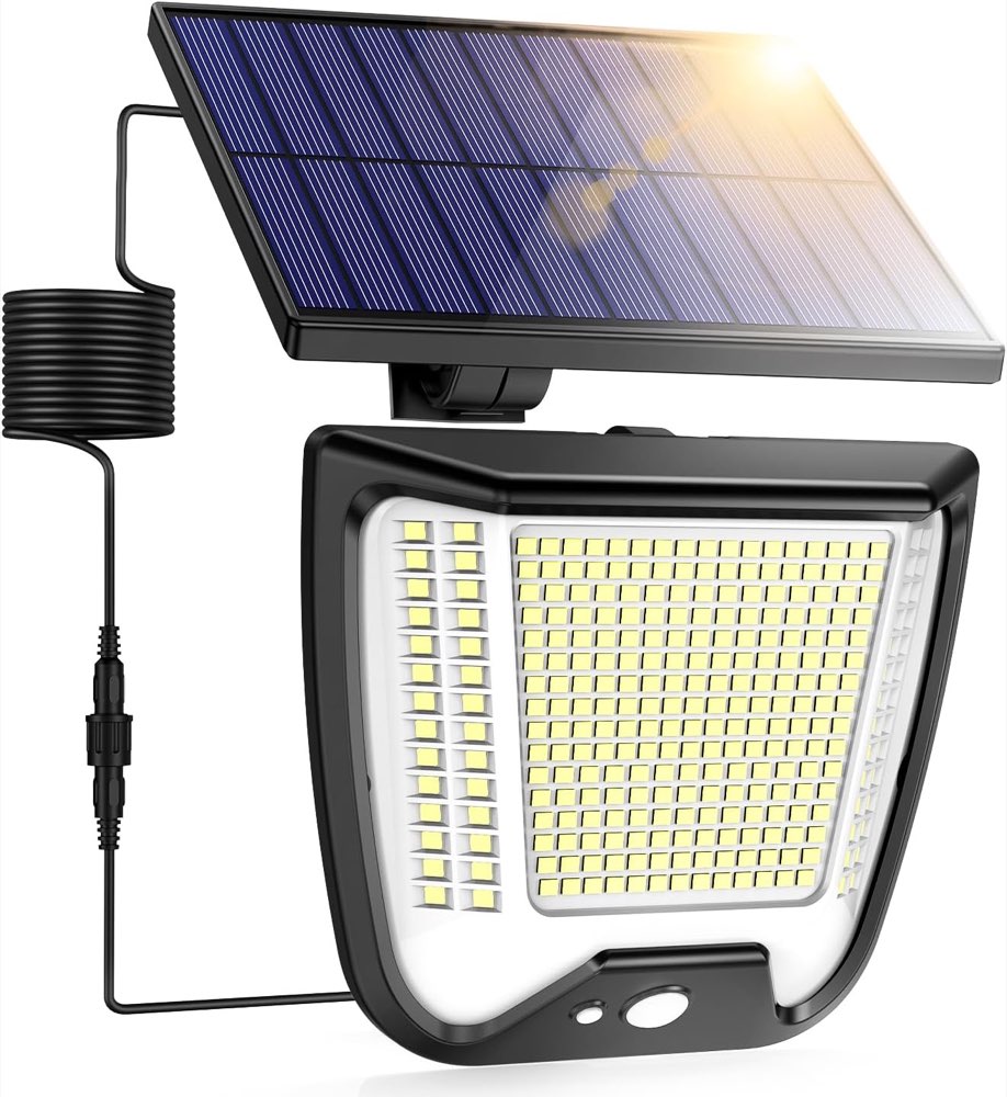spqment spqment Solarstrahler 800 lm mit Bewegungsmelder