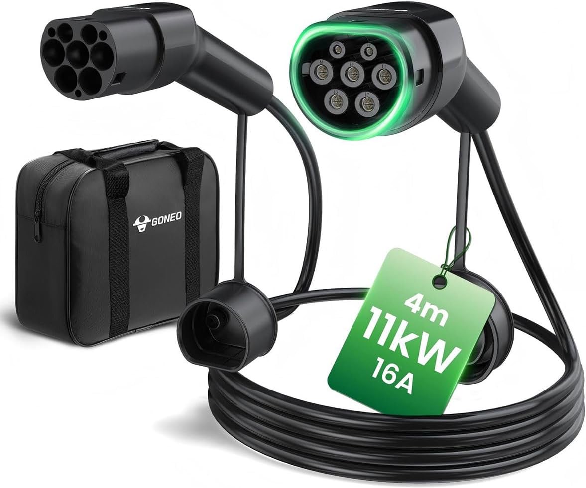 GONEO Typ 2 Ladekabel 11 kW 4 m