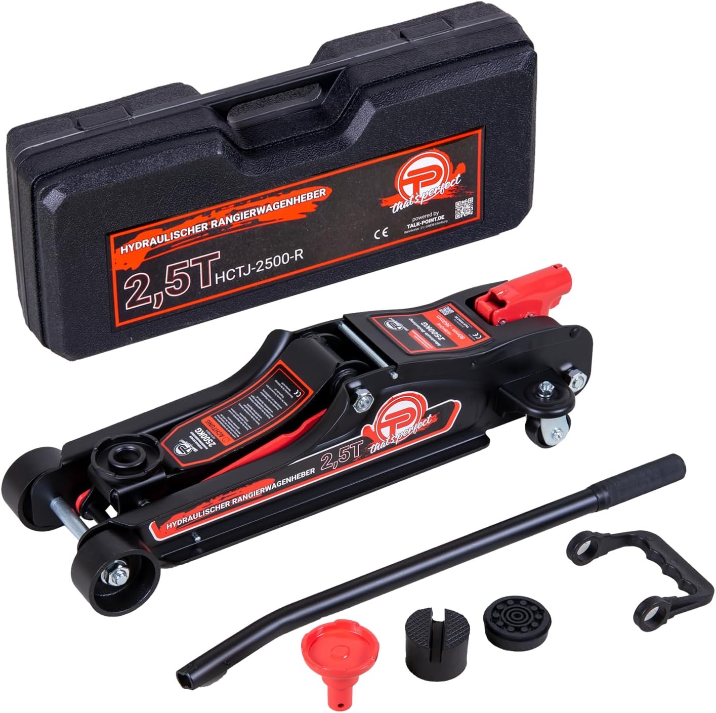 TALK-POINT TALK-POINT Rangierwagenheber 2,5 t Rot