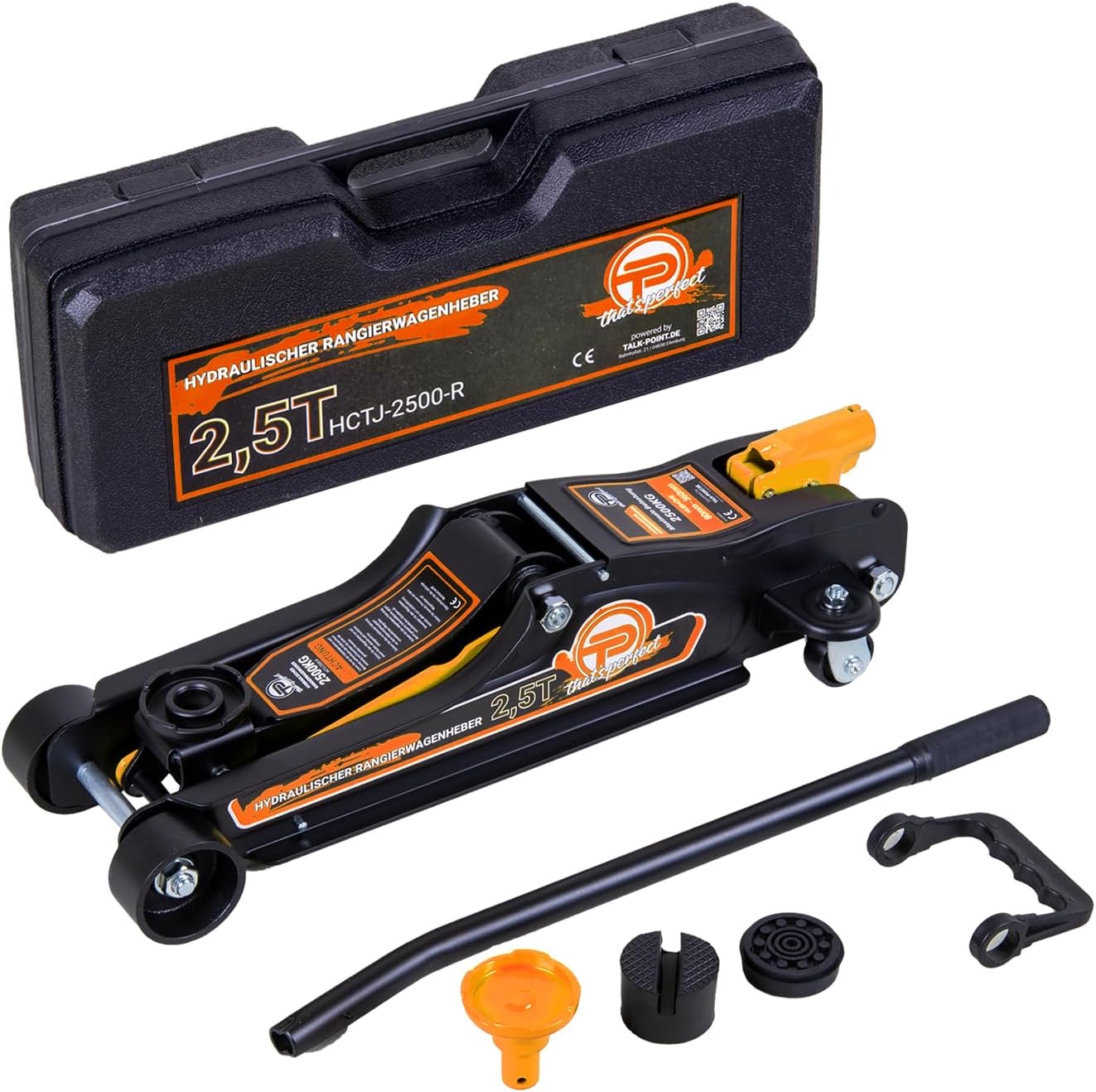 TALK-POINT Rangierwagenheber 2,5 t Orange