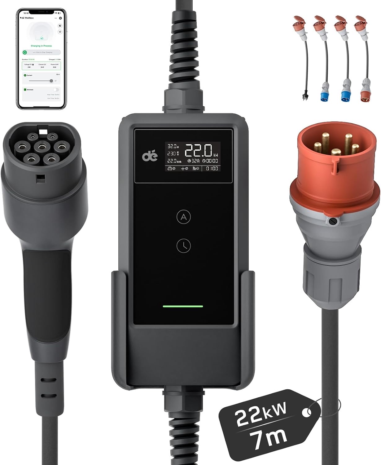 dé Mobile Wallbox 22 kW Komplett-Set