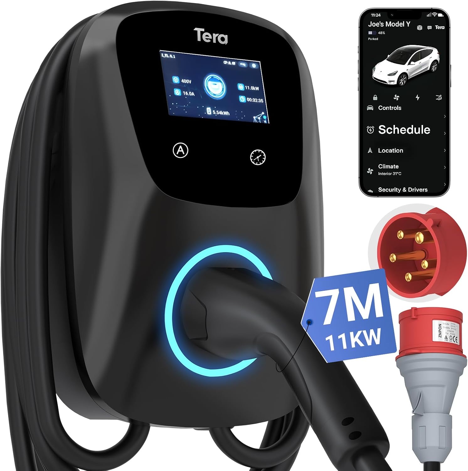 Tera Smart Wallbox 11 kW (7 m)