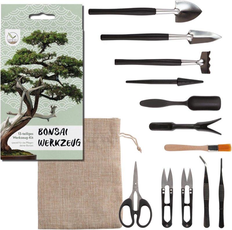 HappySeed Bonsai-Werkzeug 13-teilig
