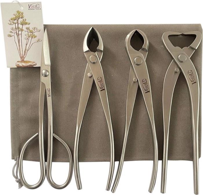 vouiu 4-teiliges Bonsai-Werkzeug-Set