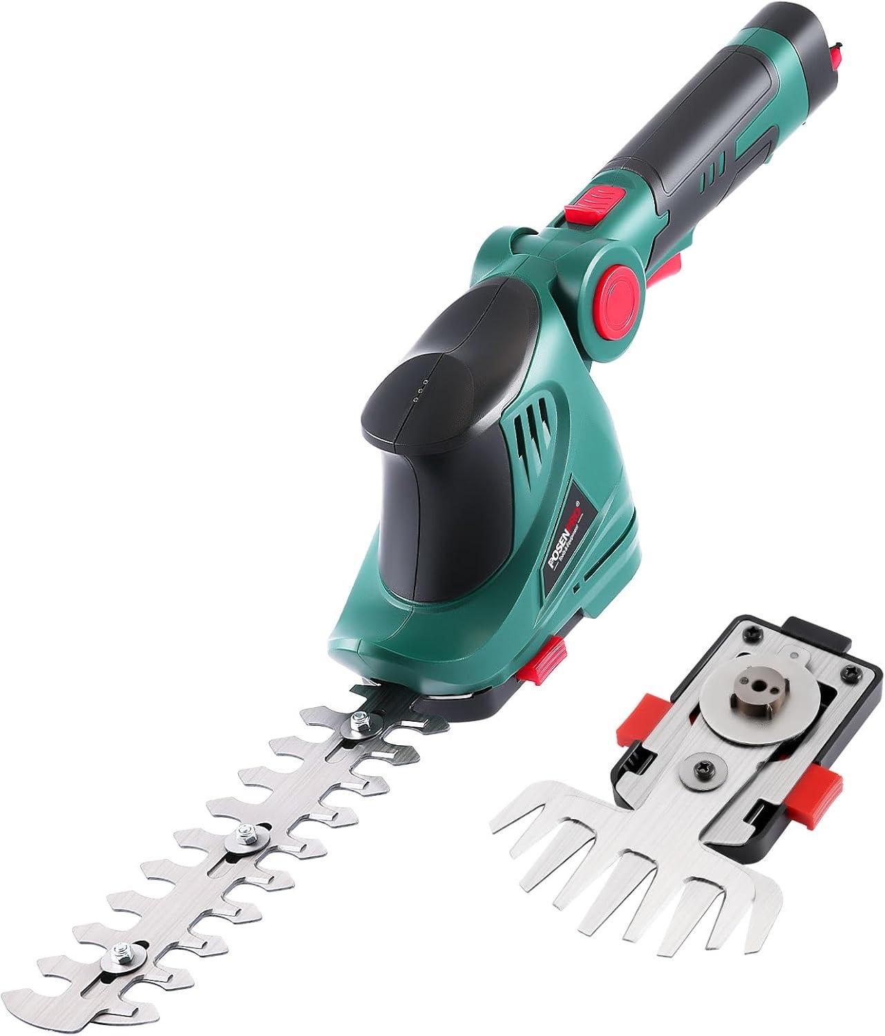POSENPRO 7,2V 2-in-1 Gras- und Heckenschere
