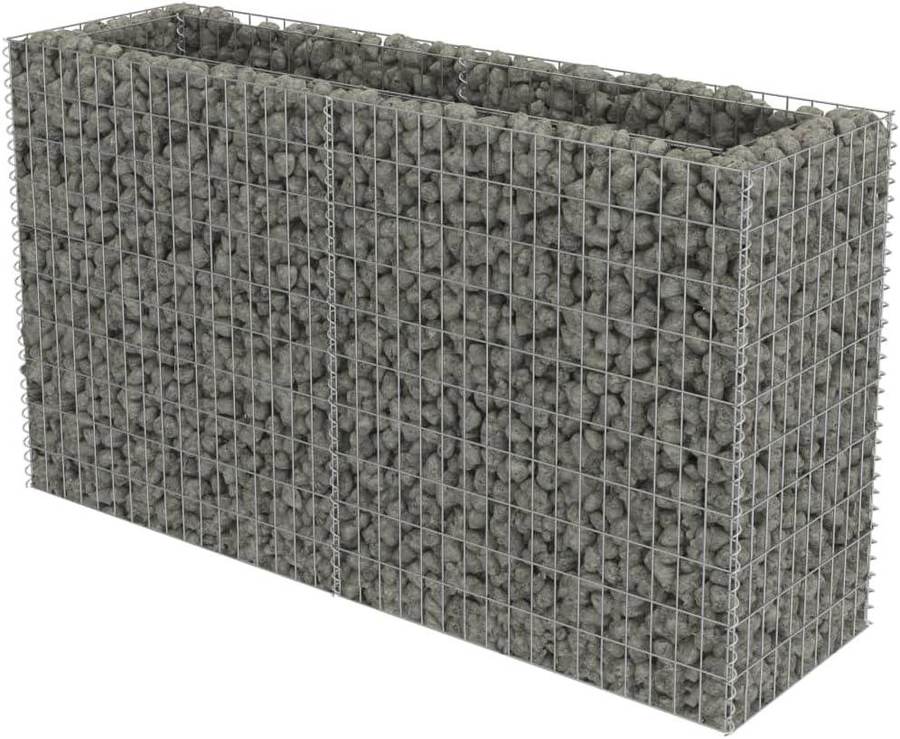vidaXL Gabionen-Hochbeet 180 × 50 × 100 cm