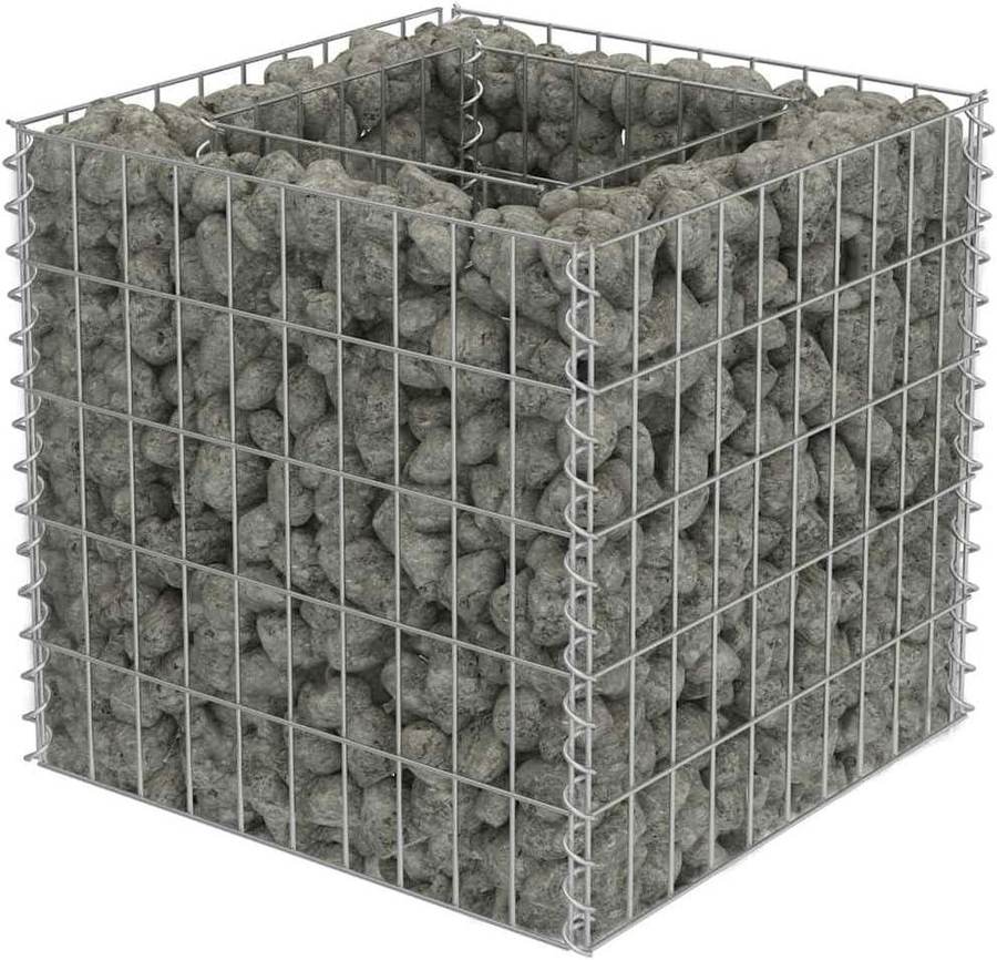 vidaXL Gabionen-Hochbeet 50 × 50 × 50 cm