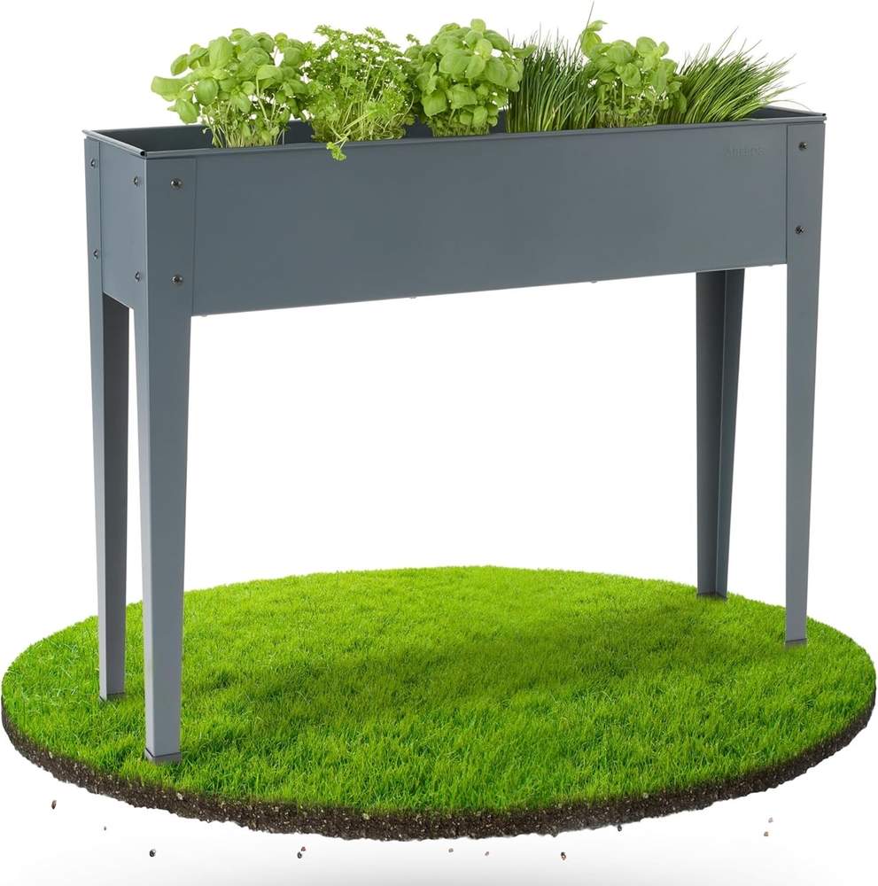 Arebos Kräuterhochbeet 101,5 × 26 × 80 cm
