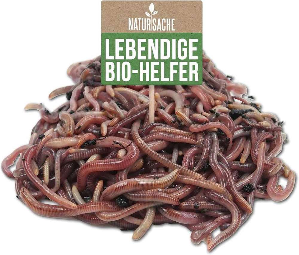 Natursache Kompostwurm-Mix (Varianten 250–1500)