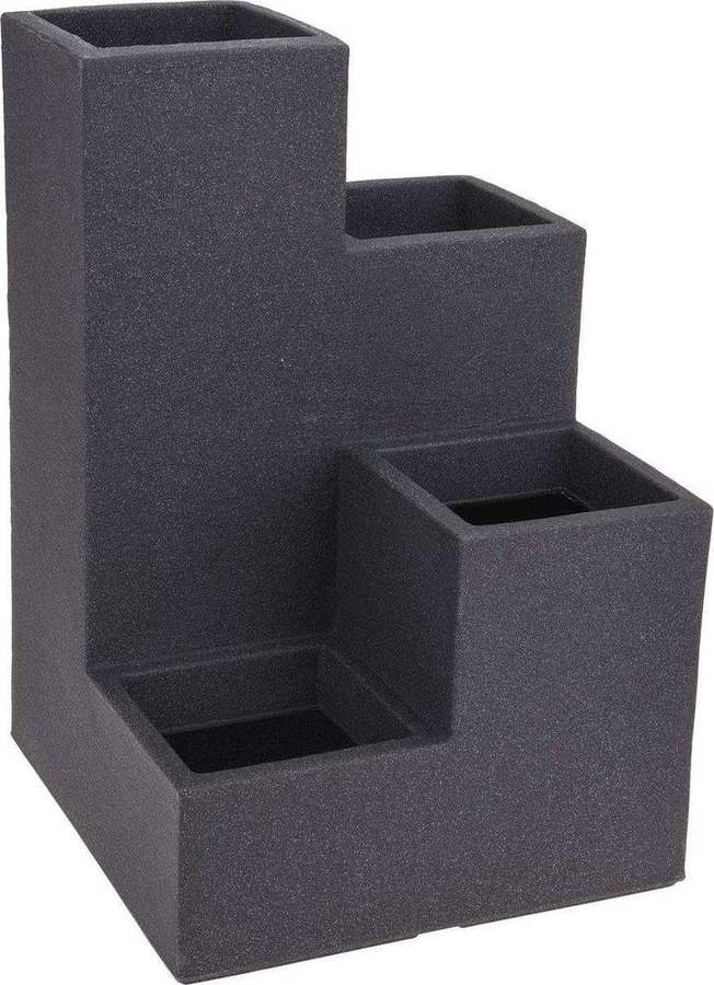 Spetebo 4er-Set Blumentreppen XXL 40 × 40 × 60 cm
