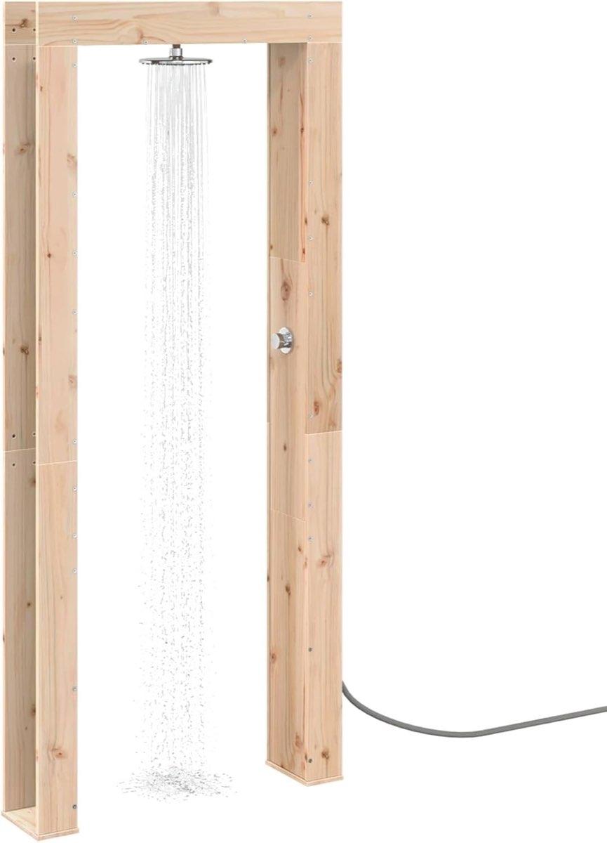 vidaXL 226 cm Kiefer + Edelstahl