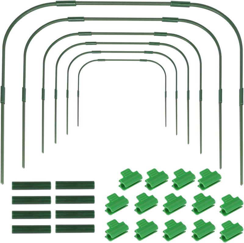 EXLECO Metall-Pflanztunnel Bögen 85×100 cm (6 Stk.)