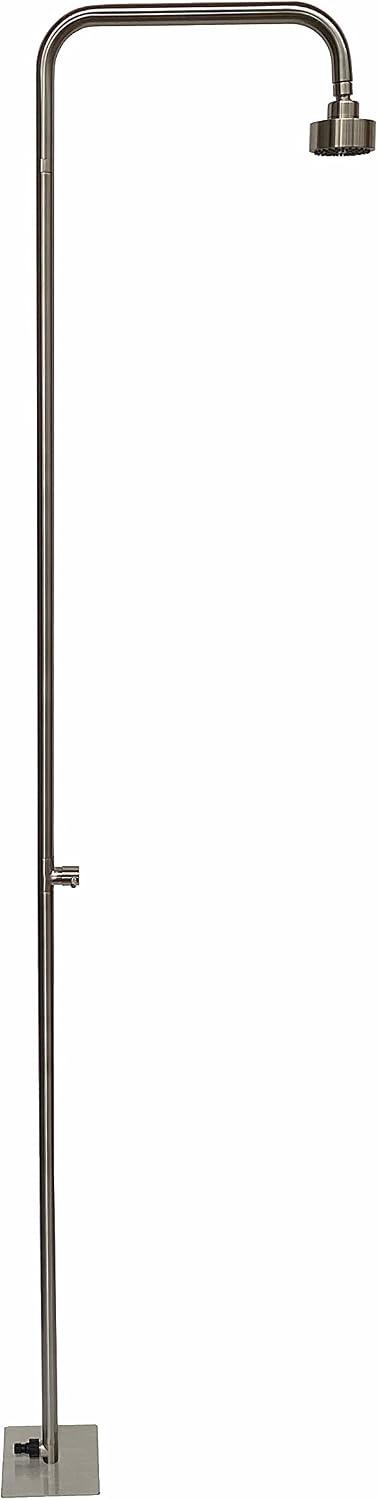 ADOB Design-Gartendusche Nickel gebürstet