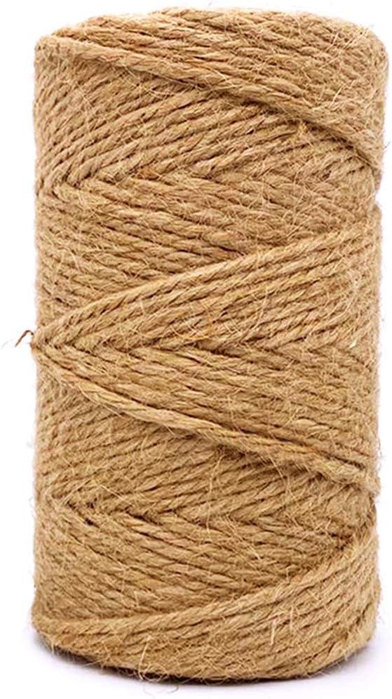 Leecogo Jute-Schnur 2,5 mm × 100 m