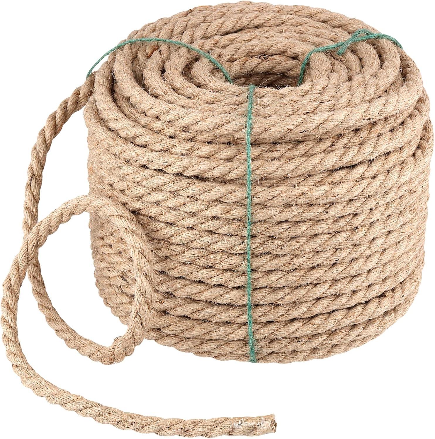 PUCSIQ Juteseil 10 mm × 50 m