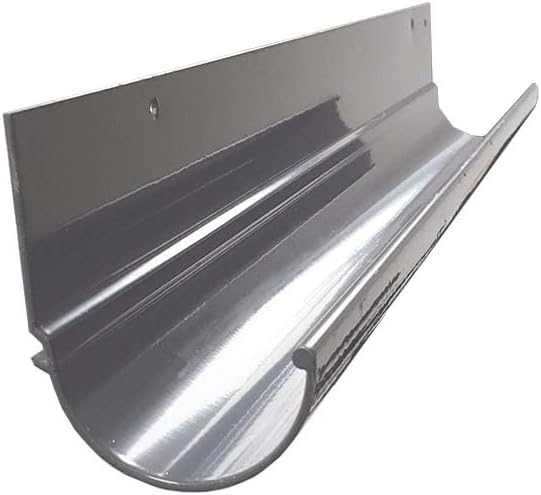 Renoplast R50 Aluminium Dachrinnen 200cm Grau halbrund