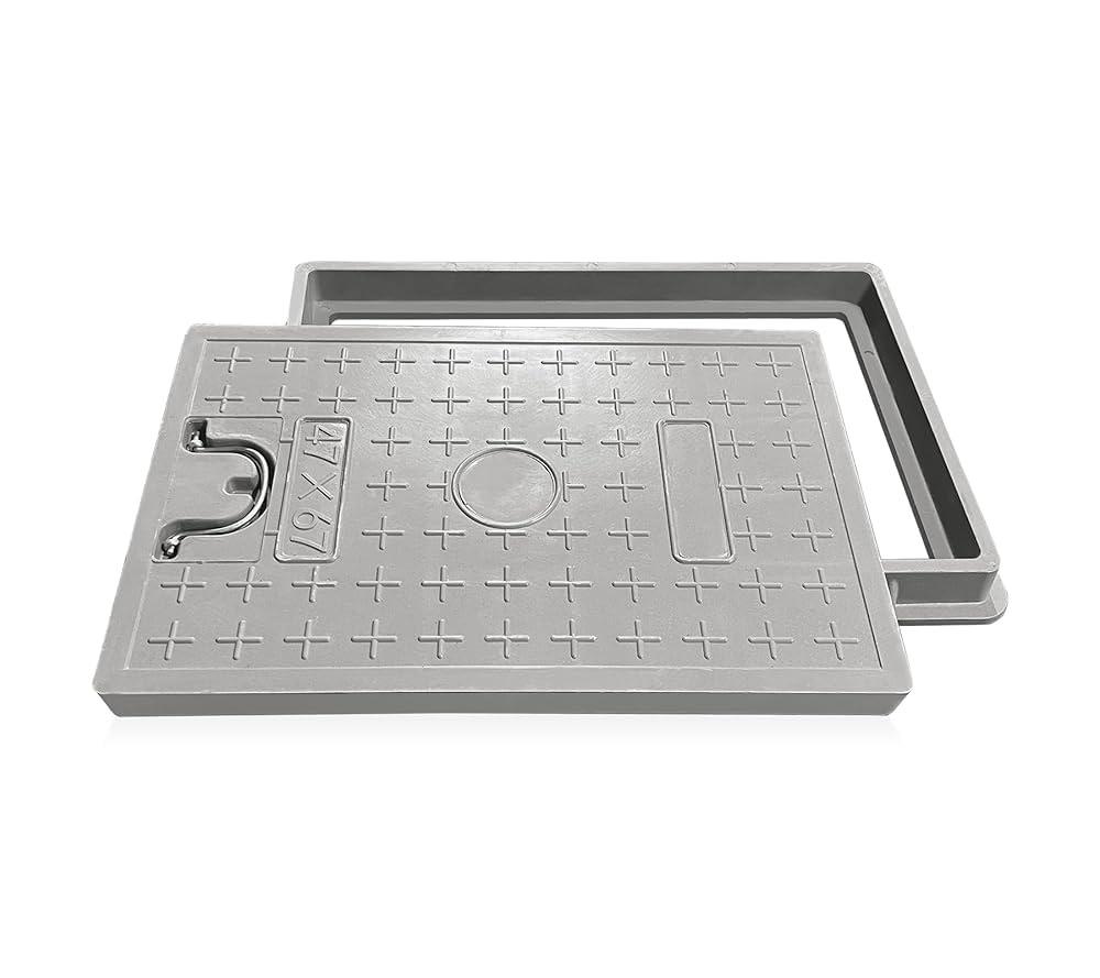 Natotela GFK-Schachtabdeckung 670×470 mm