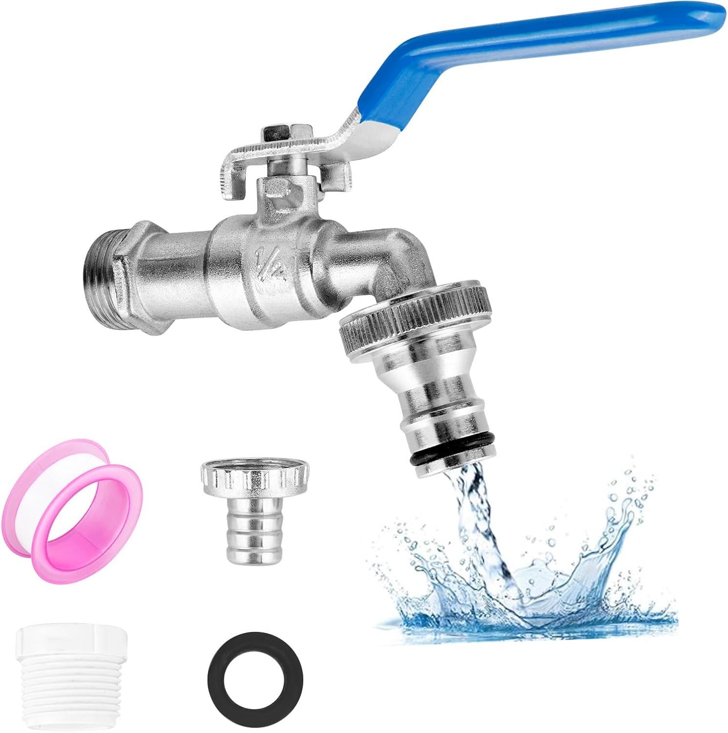 XCDMJ Garten Wasserhahn 1/2 Zoll Messing