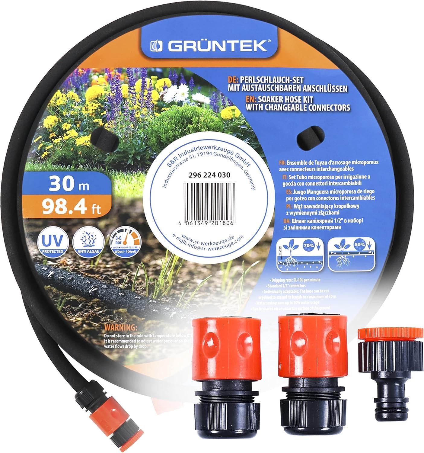 GRÜNTEK Perlschlauch Set 30 m