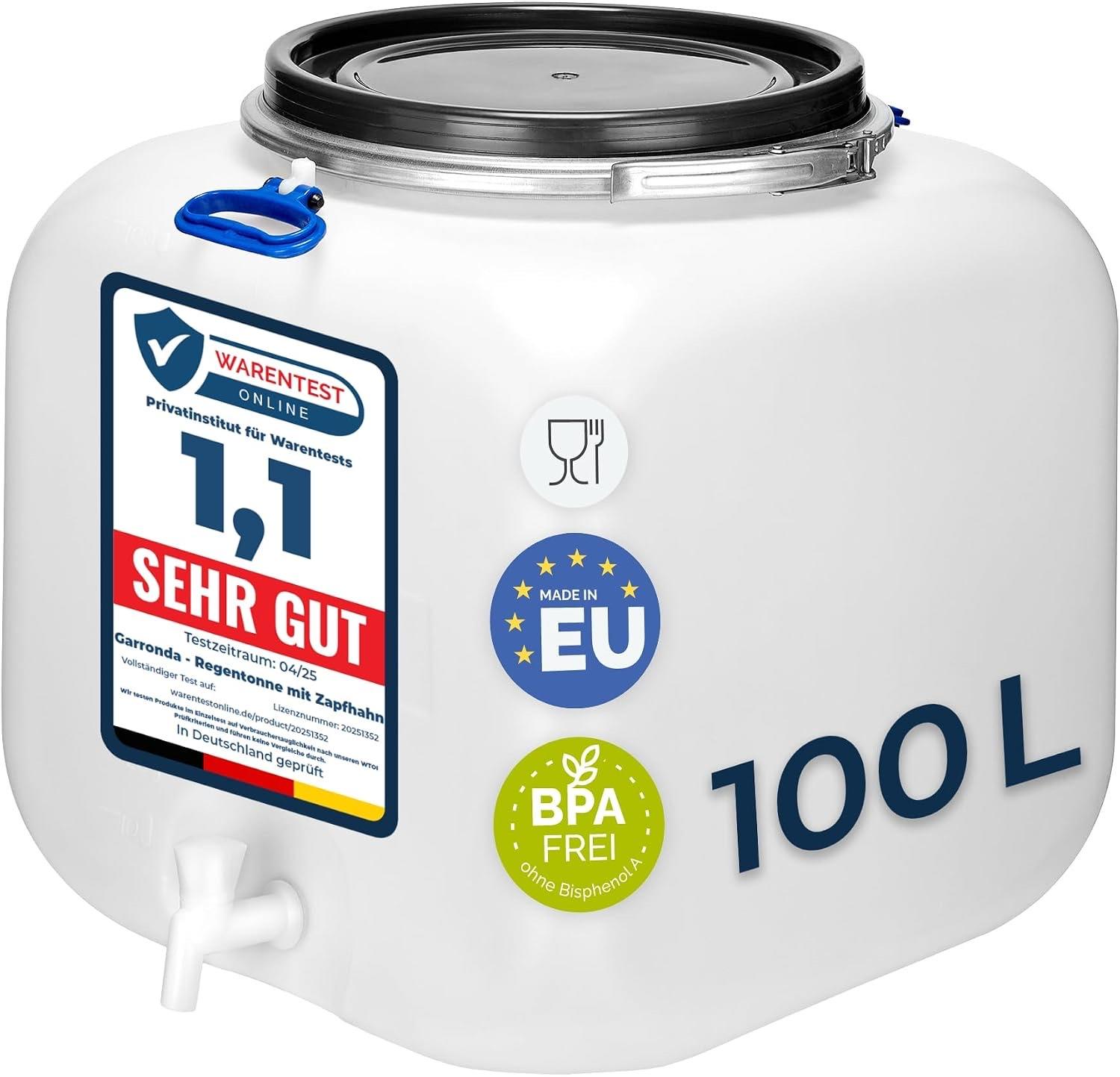 Garronda Regentonne 100 L GD-0089 Weiß