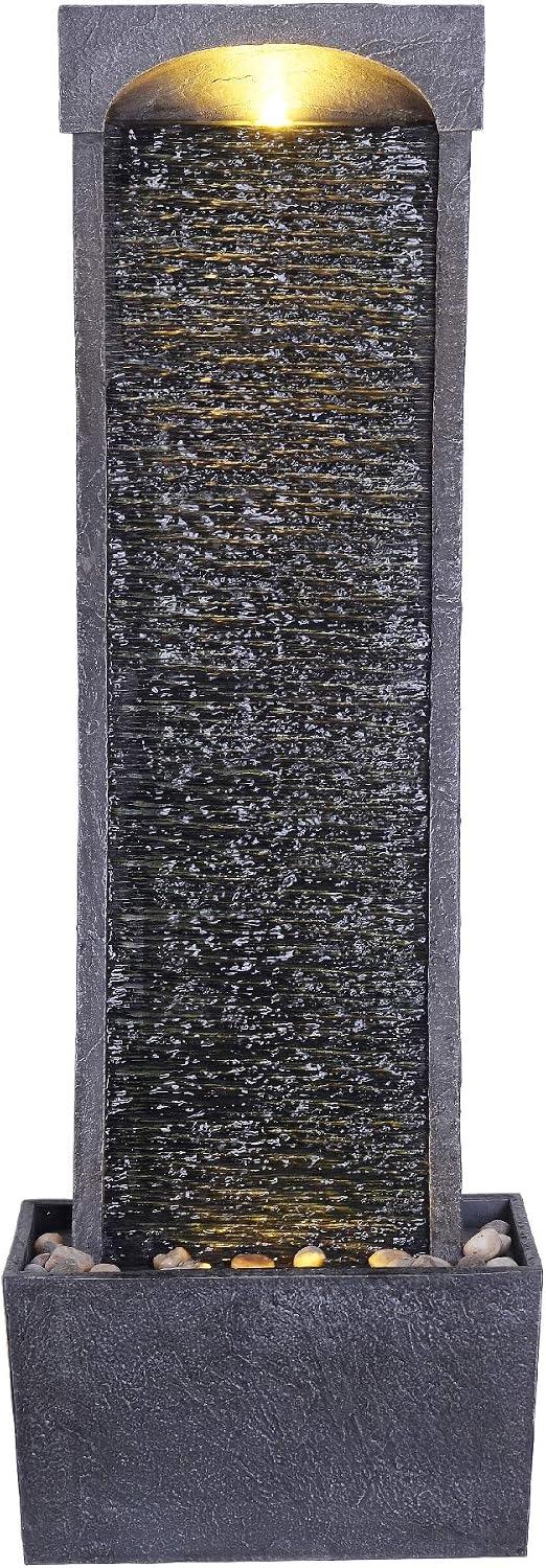 Peaktop Gartenbrunnen gebogener Wasserfall RJ-19048-EU