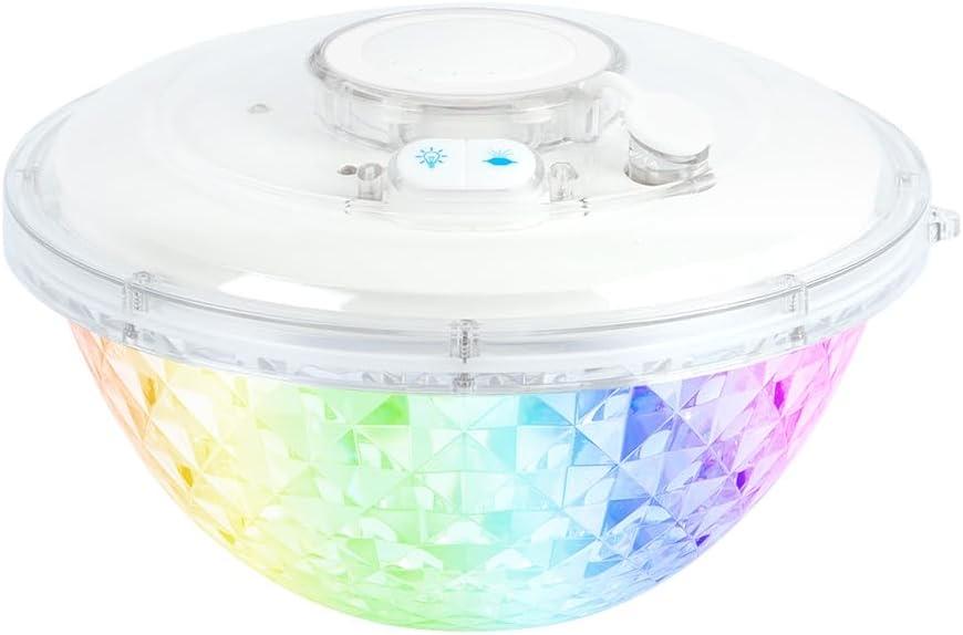 topool Schwimmende LED Leuchte mit Brunnen