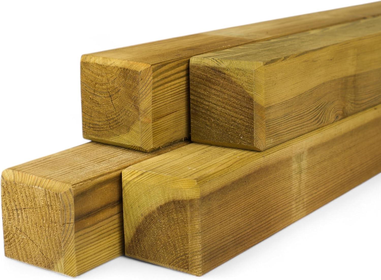 4er Set Vierkant-Zaunpfosten KDI 9×9 cm 100 cm
