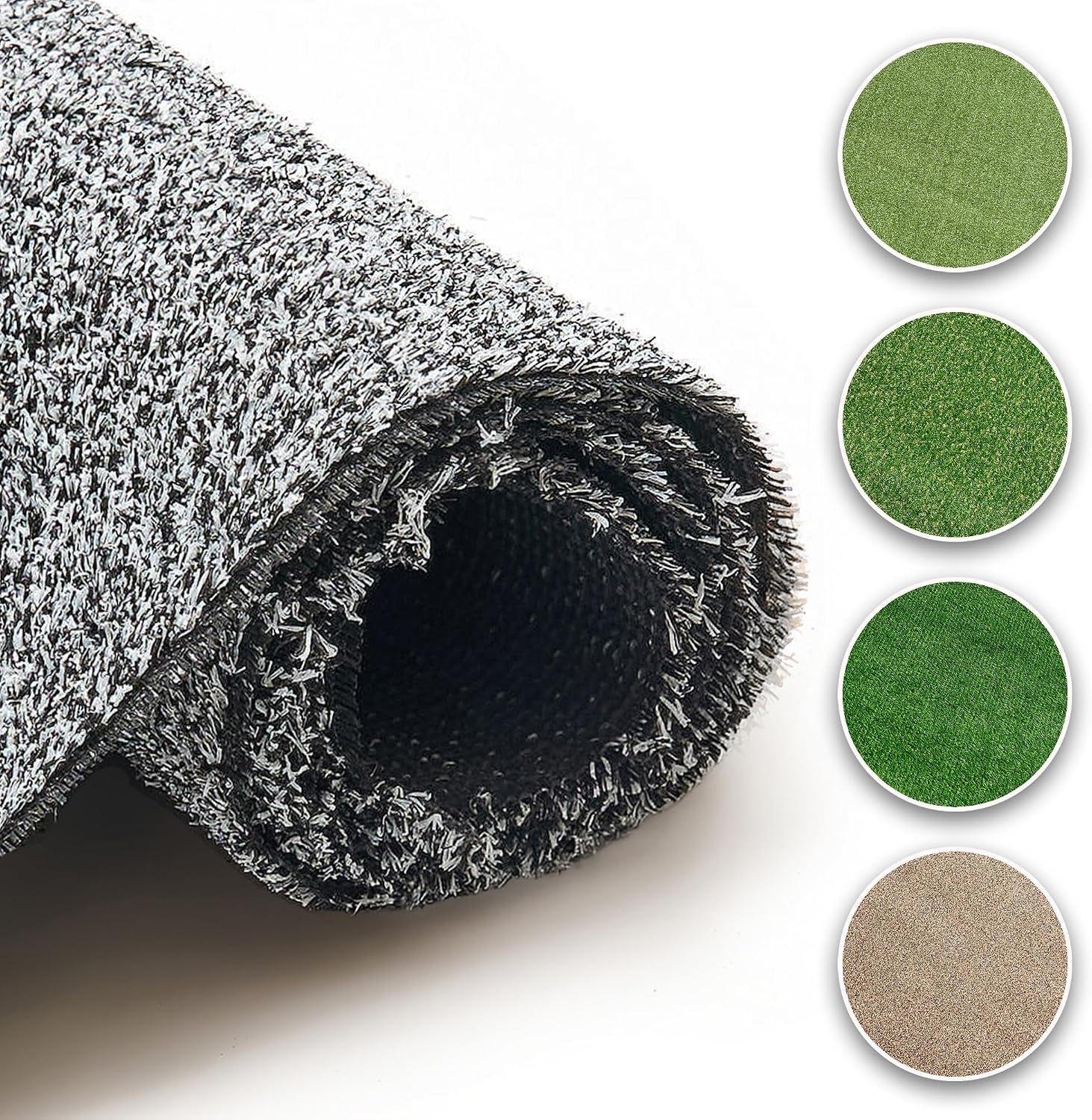 TAPISO Canyoo Kunstrasen Grau 6 mm 300×600 cm