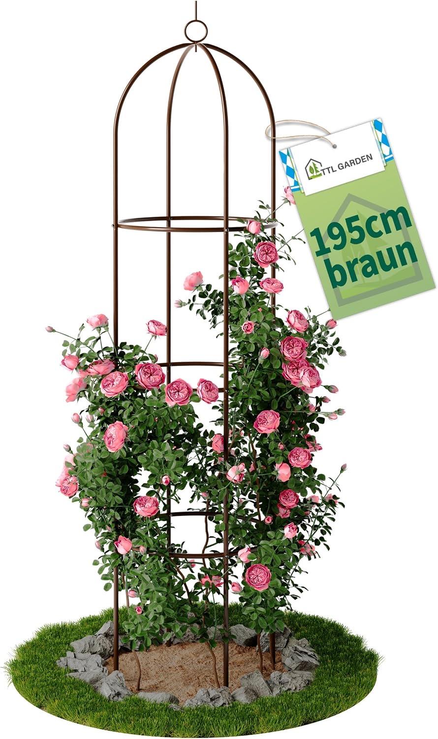 TTL Garden Obelisk XL 102–195 cm braun