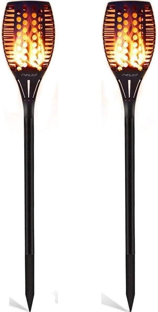 GEYUEYA Home 96-LED Solar-Fackeln 80 cm 2er