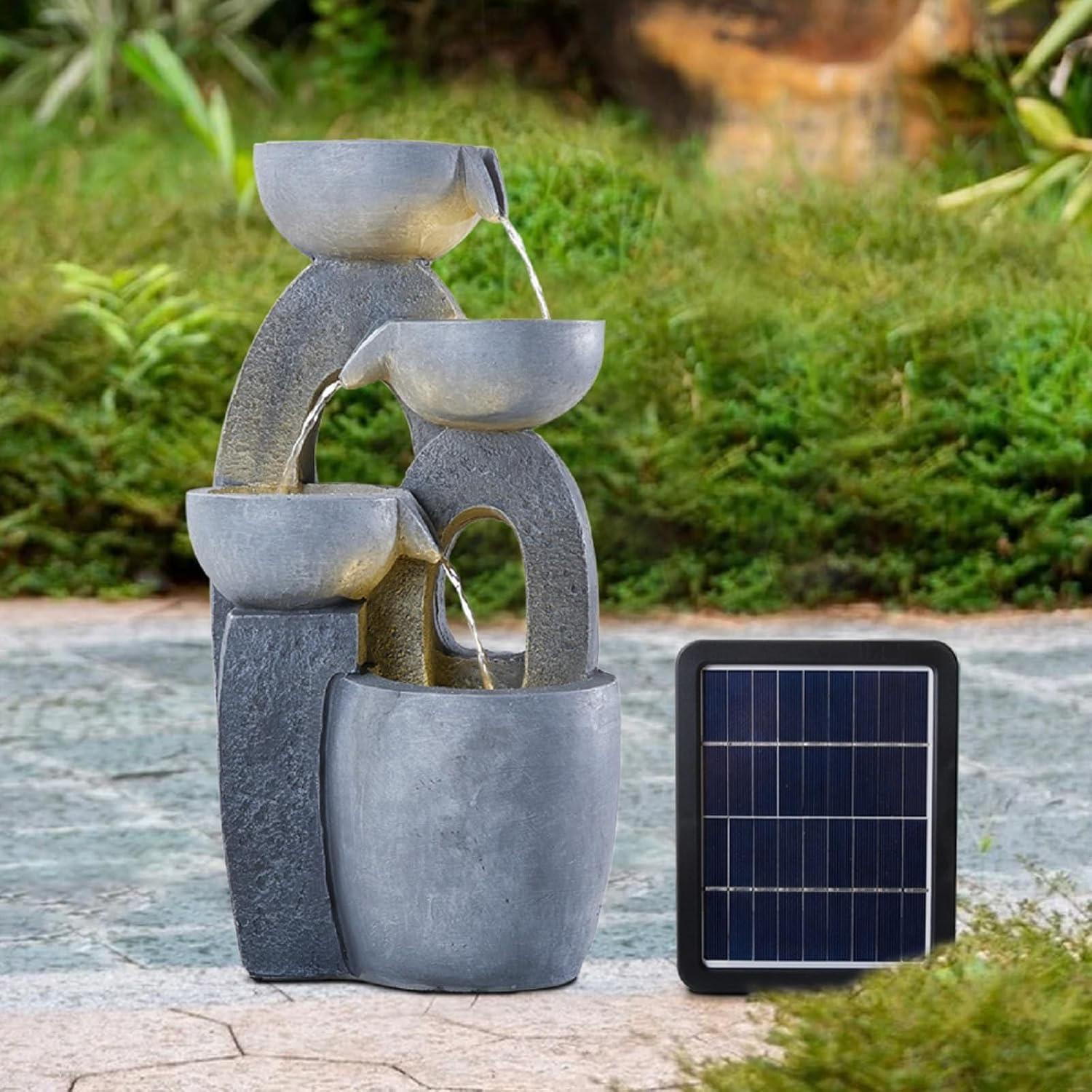 BTGGG Solar Kaskadenbrunnen 54 cm
