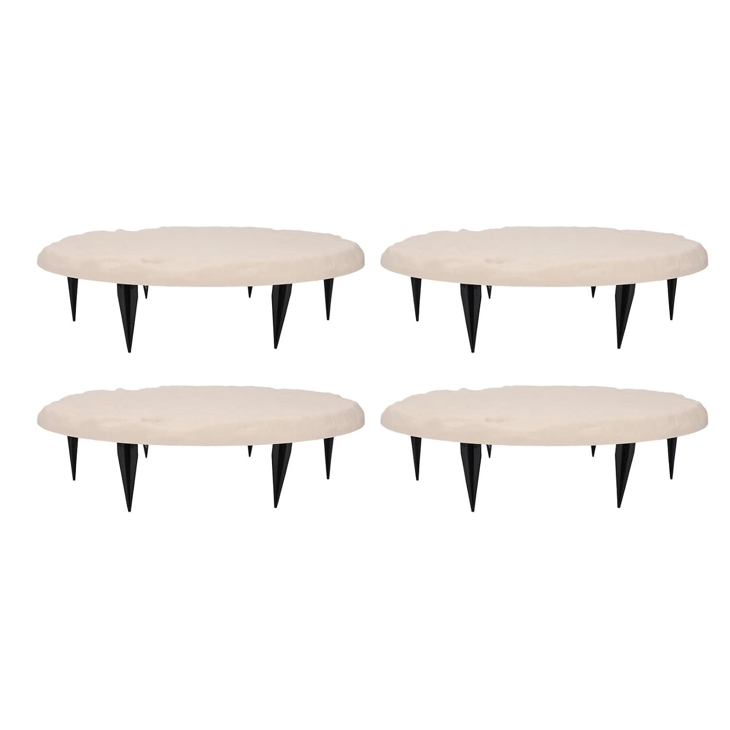 Buachois Trittsteine 4er rund beige