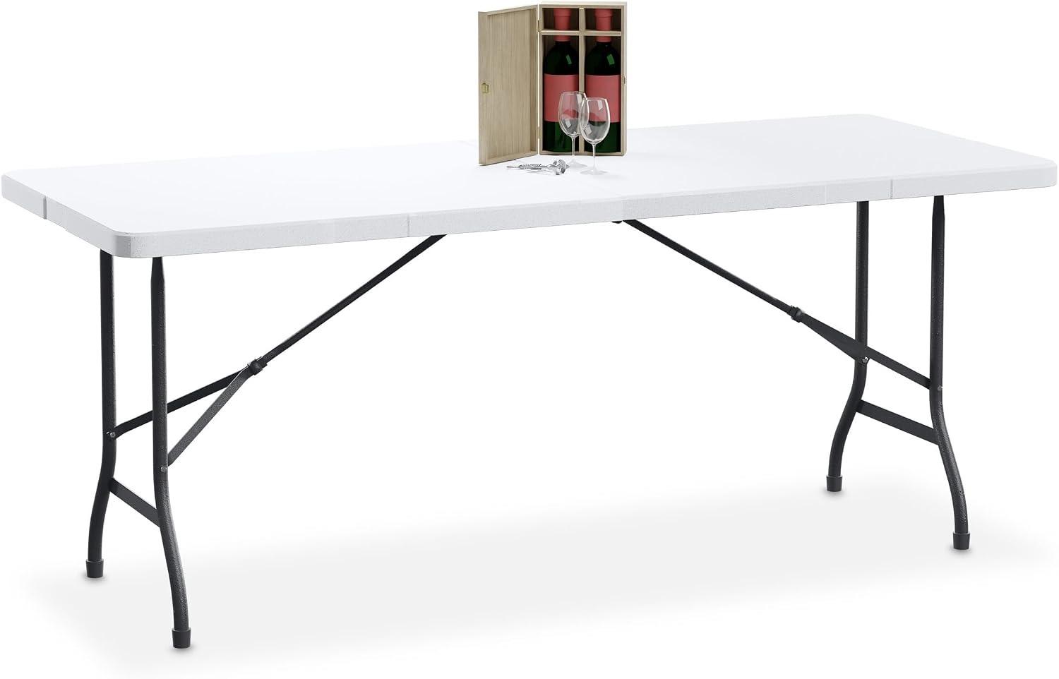 Relaxdays Gartentisch klappbar 180 cm