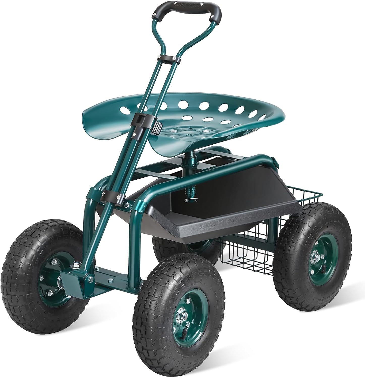 Fahrbarer Gartensitz Produktbild