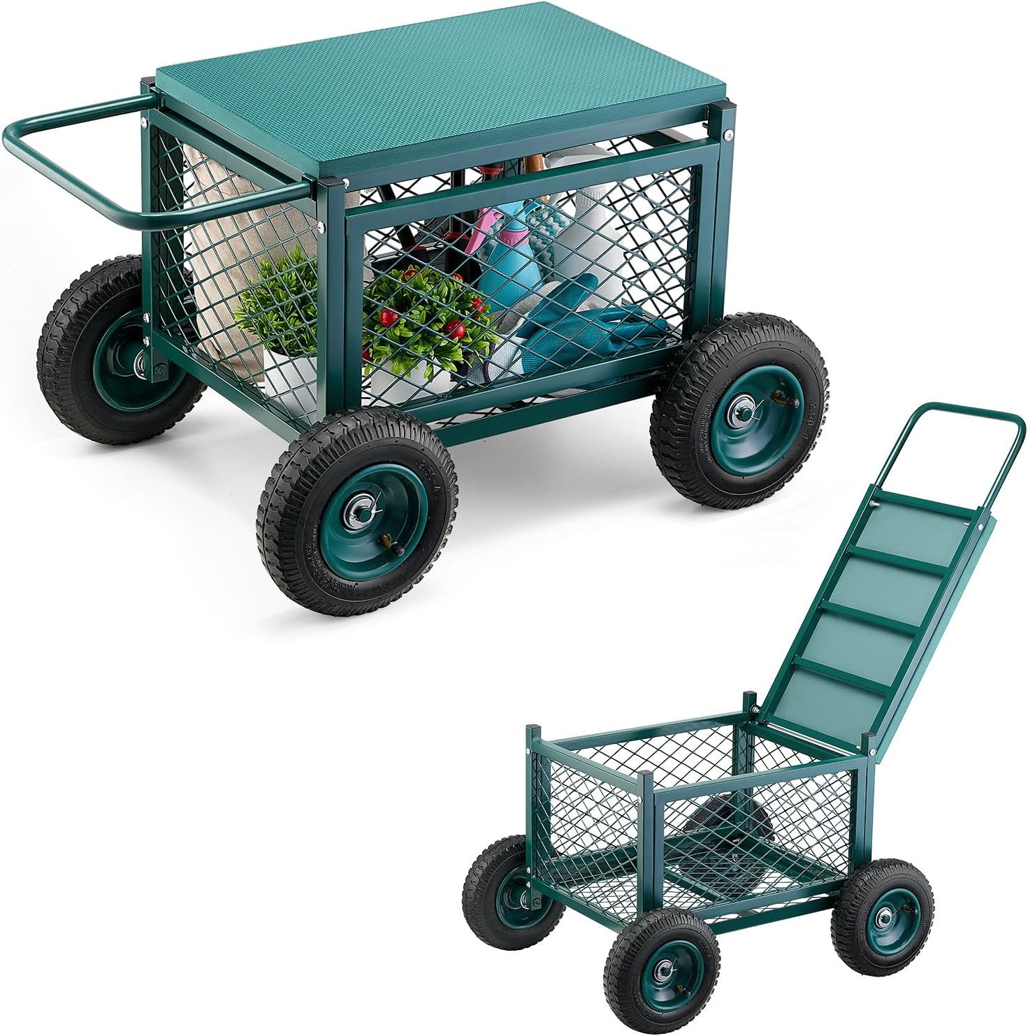 VEVOR Gartenrollsitz TC4502