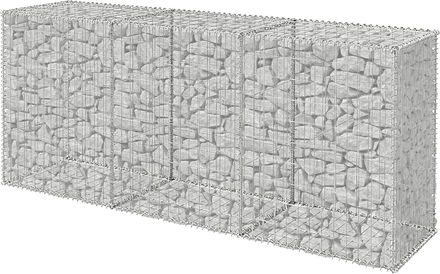 Relaxdays Gabione XXL 100×200×50 cm