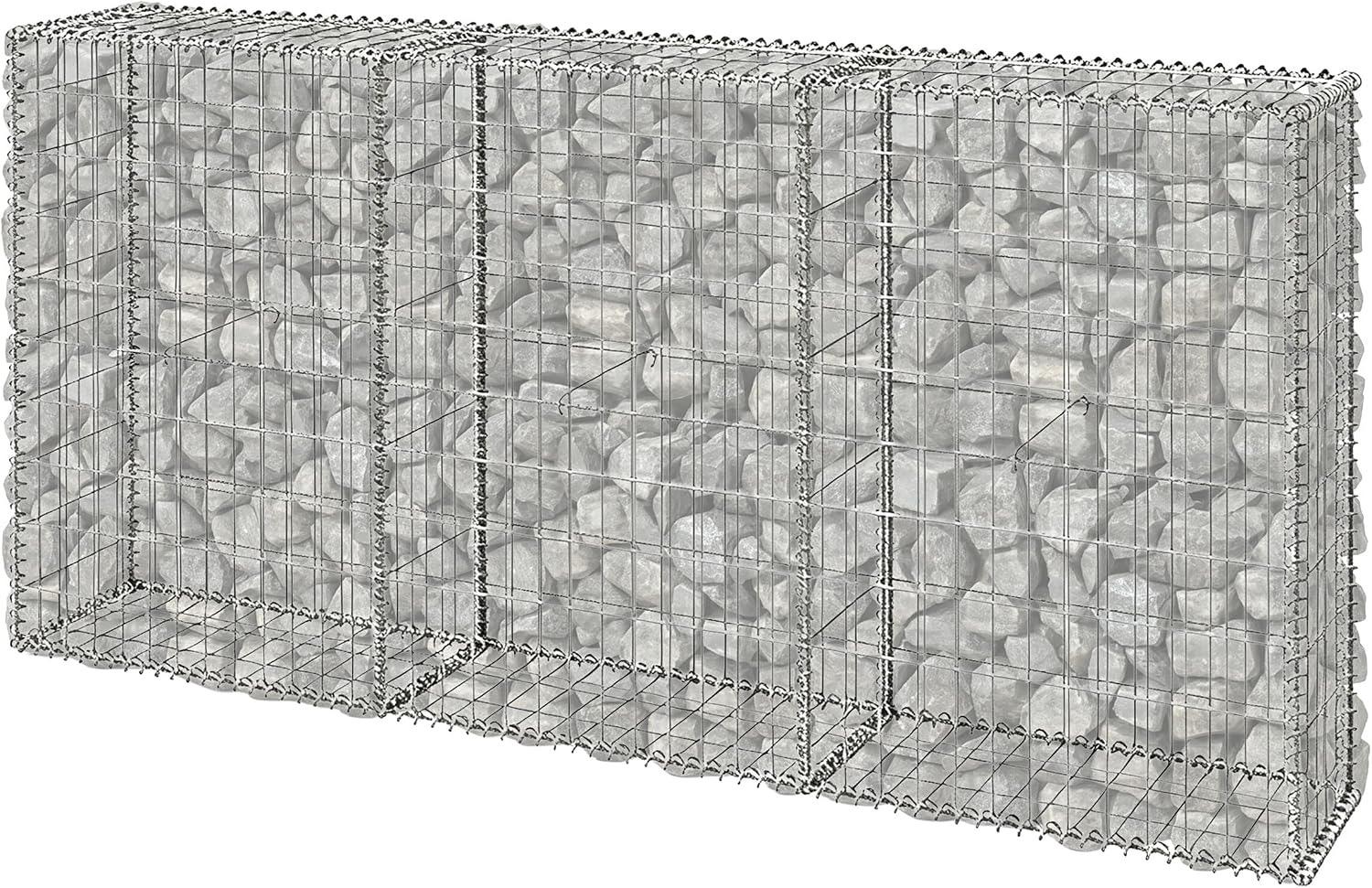 Relaxdays Relaxdays Gabione XXL 100×200×30 cm