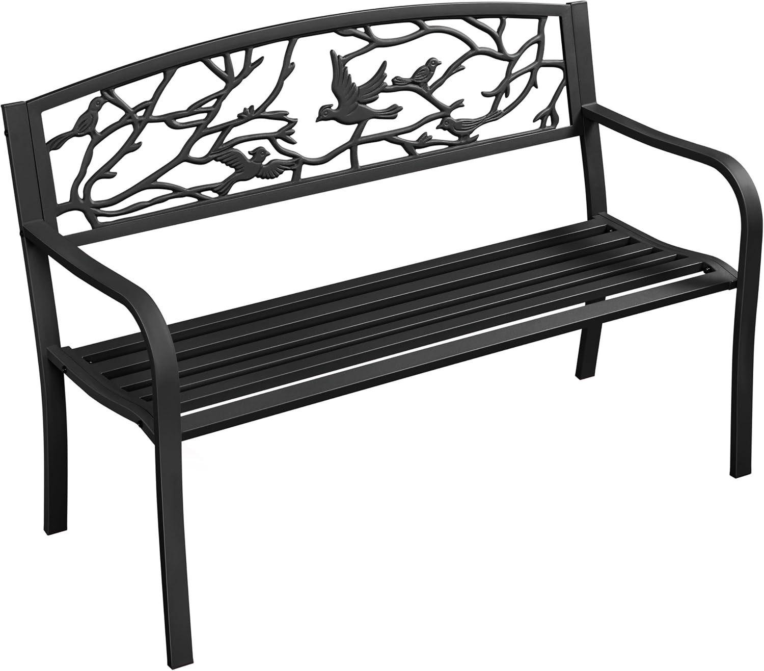 Yaheetech Vogelmuster Bronze 127 cm