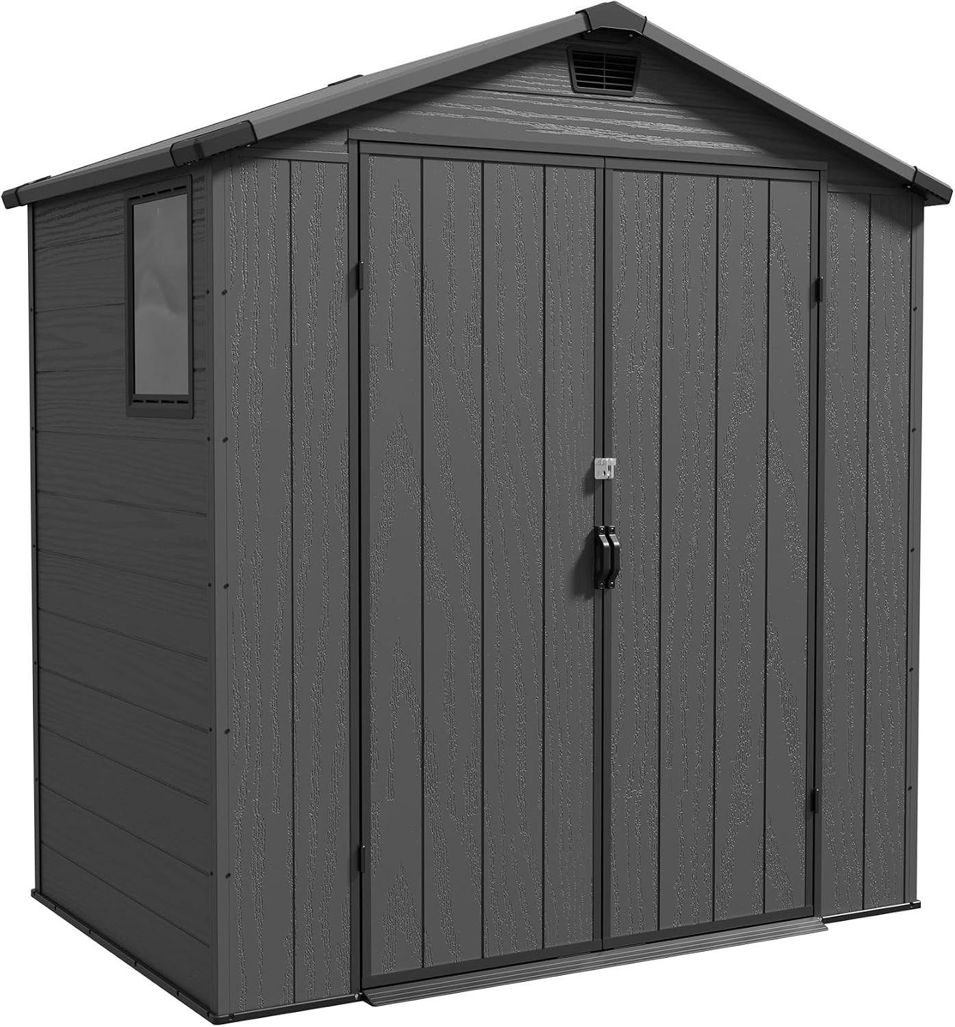 TRIUMPHKEY Gartenhaus Kunststoff 6×4 FT