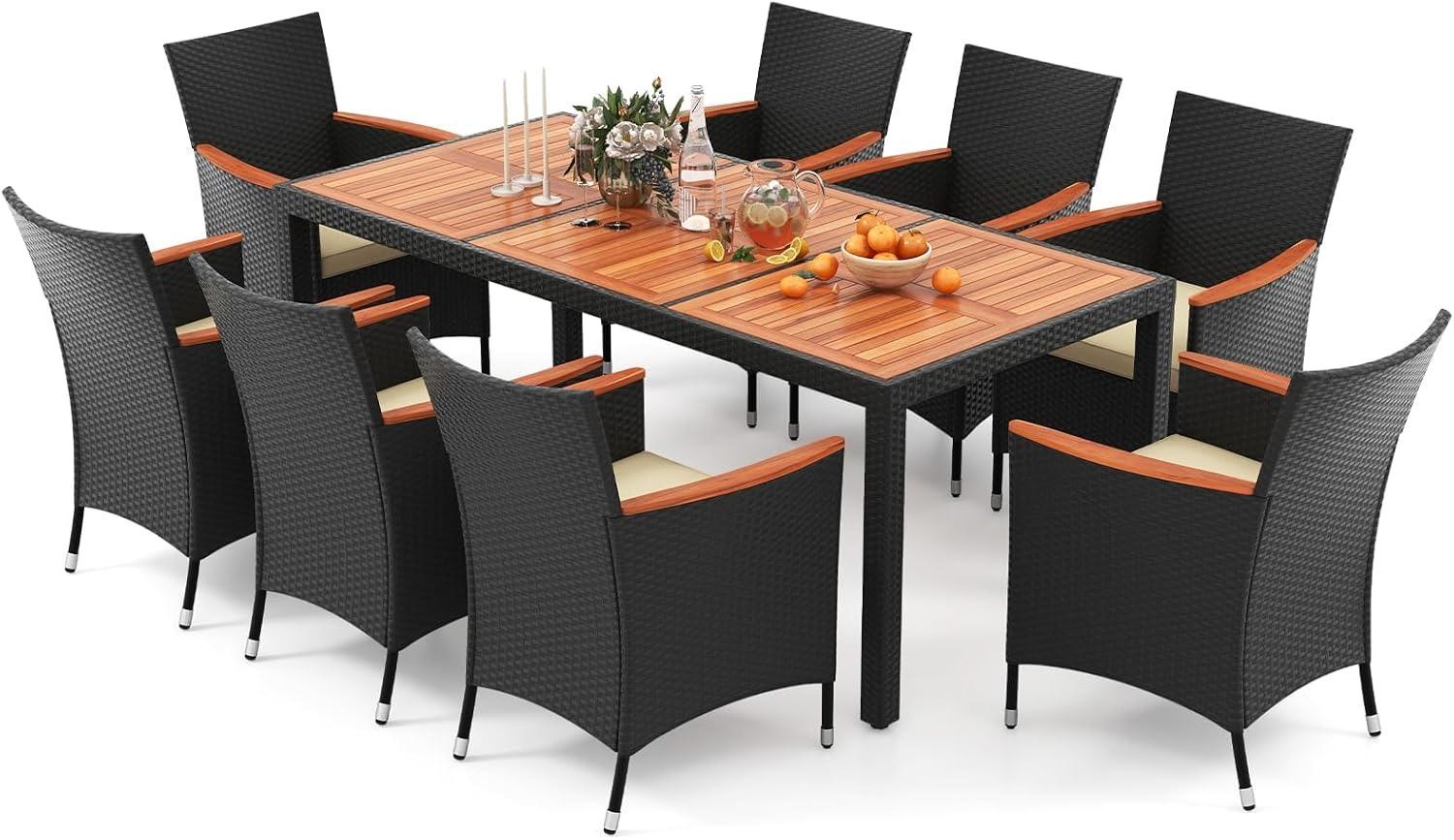 GIANTEX 8 Stühle + Tisch