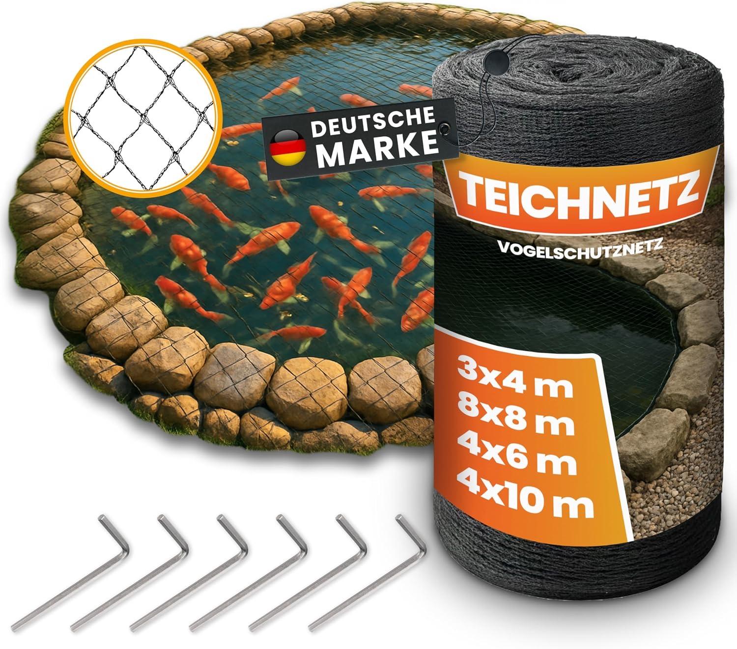 Naturiz Teichnetz 3×4 m