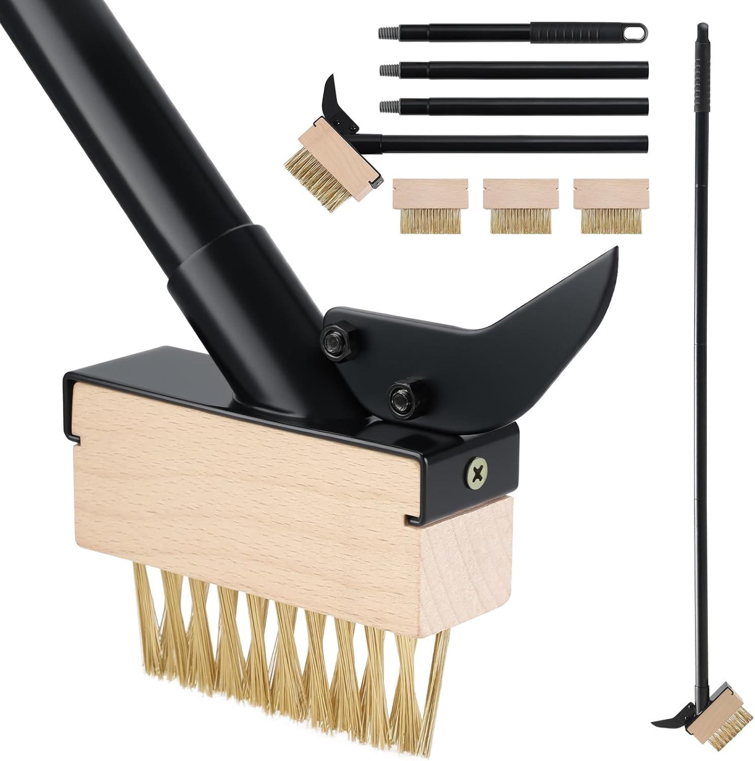 Mitclear Unkrautbürste 145 cm, 4 Köpfe