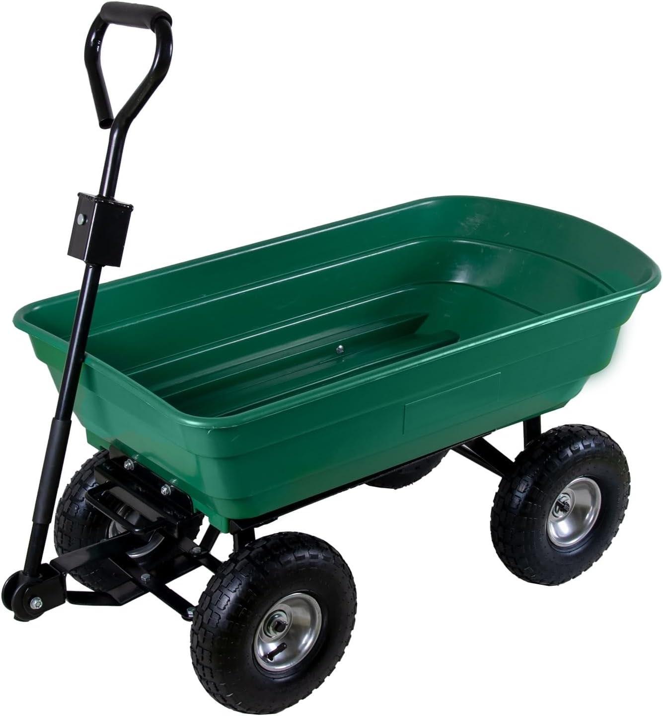 TALK-POINT Gartenwagen Kippwagen 75 Liter 300 kg