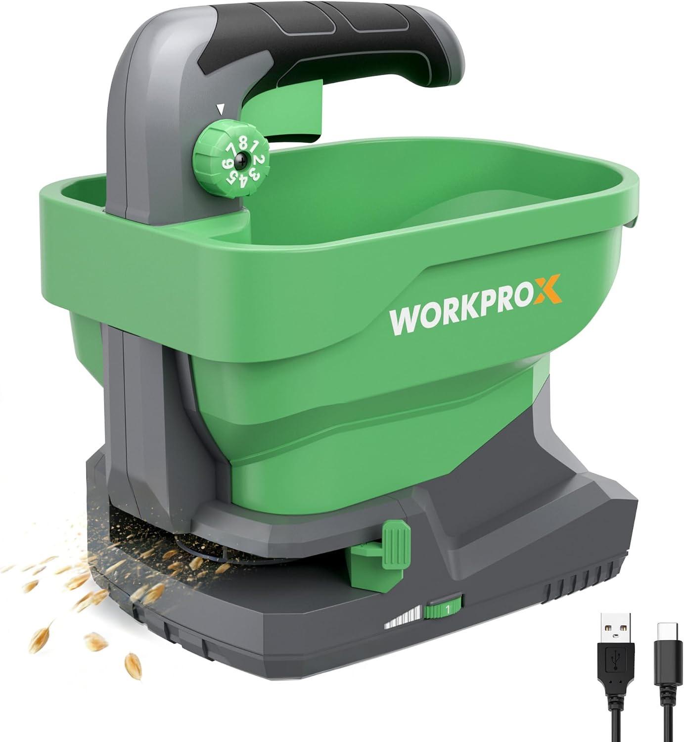 WORKPRO Akku Düngerstreuer 7,2V