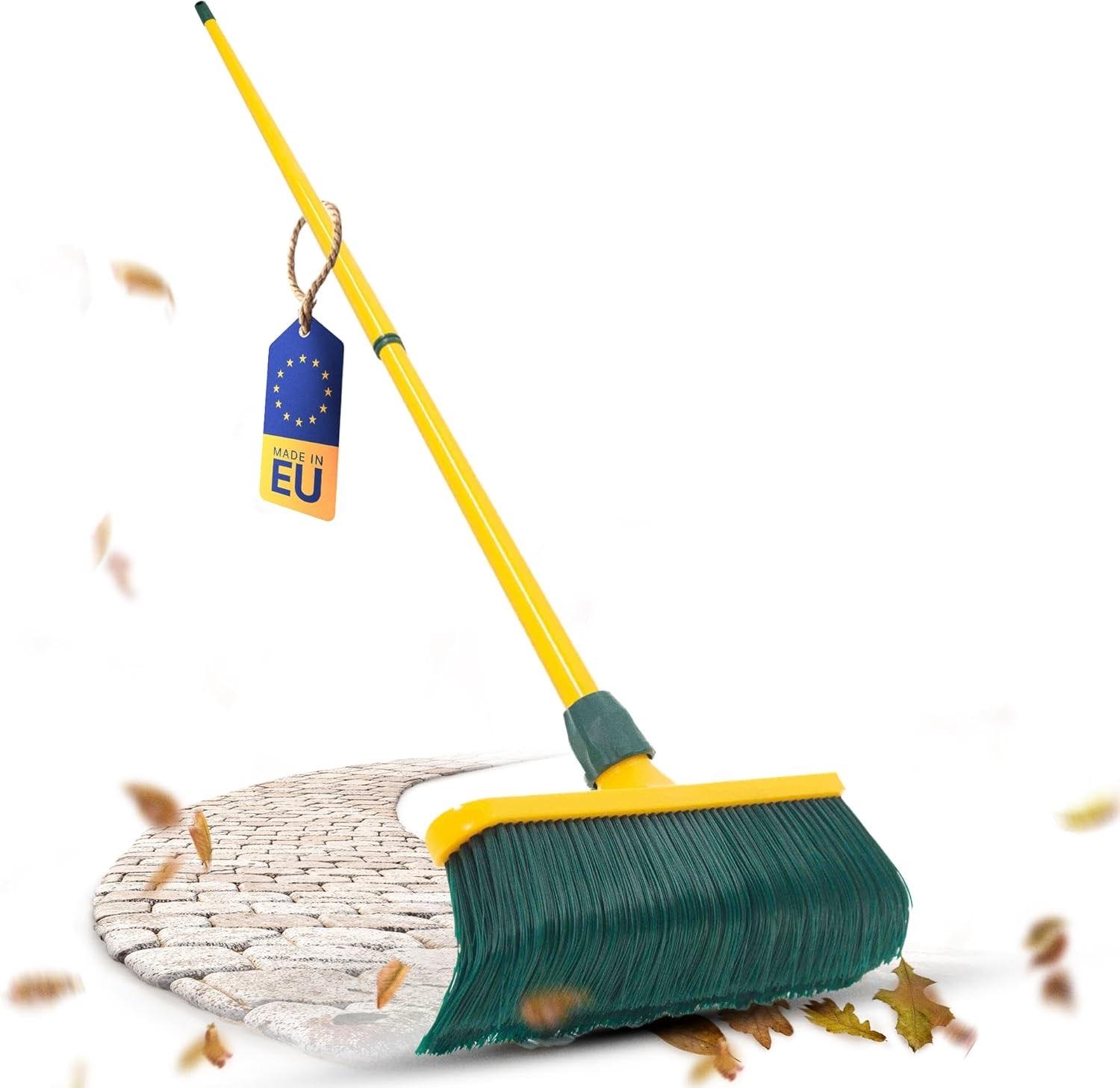 Novaliv Krallenbesen Set 30 cm Kunststoff mit Teleskopstiel