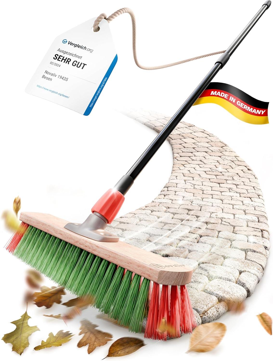 Novaliv Kehrbesen 45 cm Teleskop