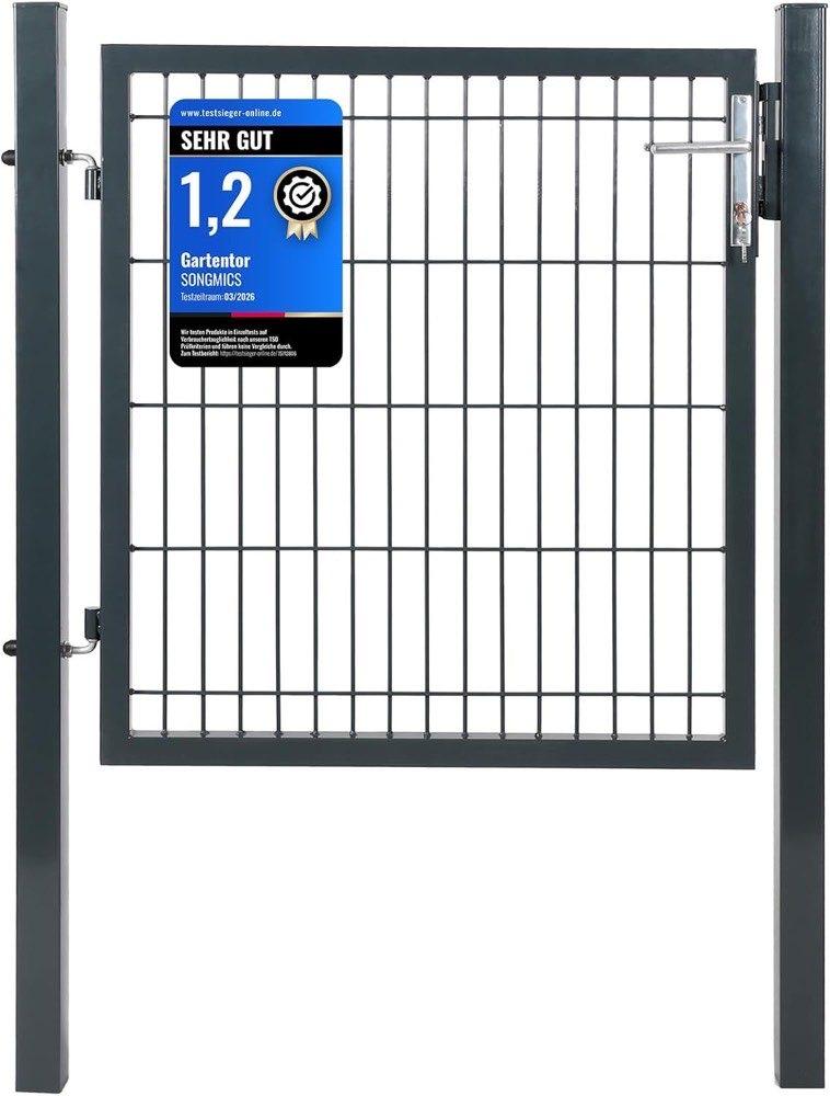 SONGMICS Gartentor GGD250G Grau